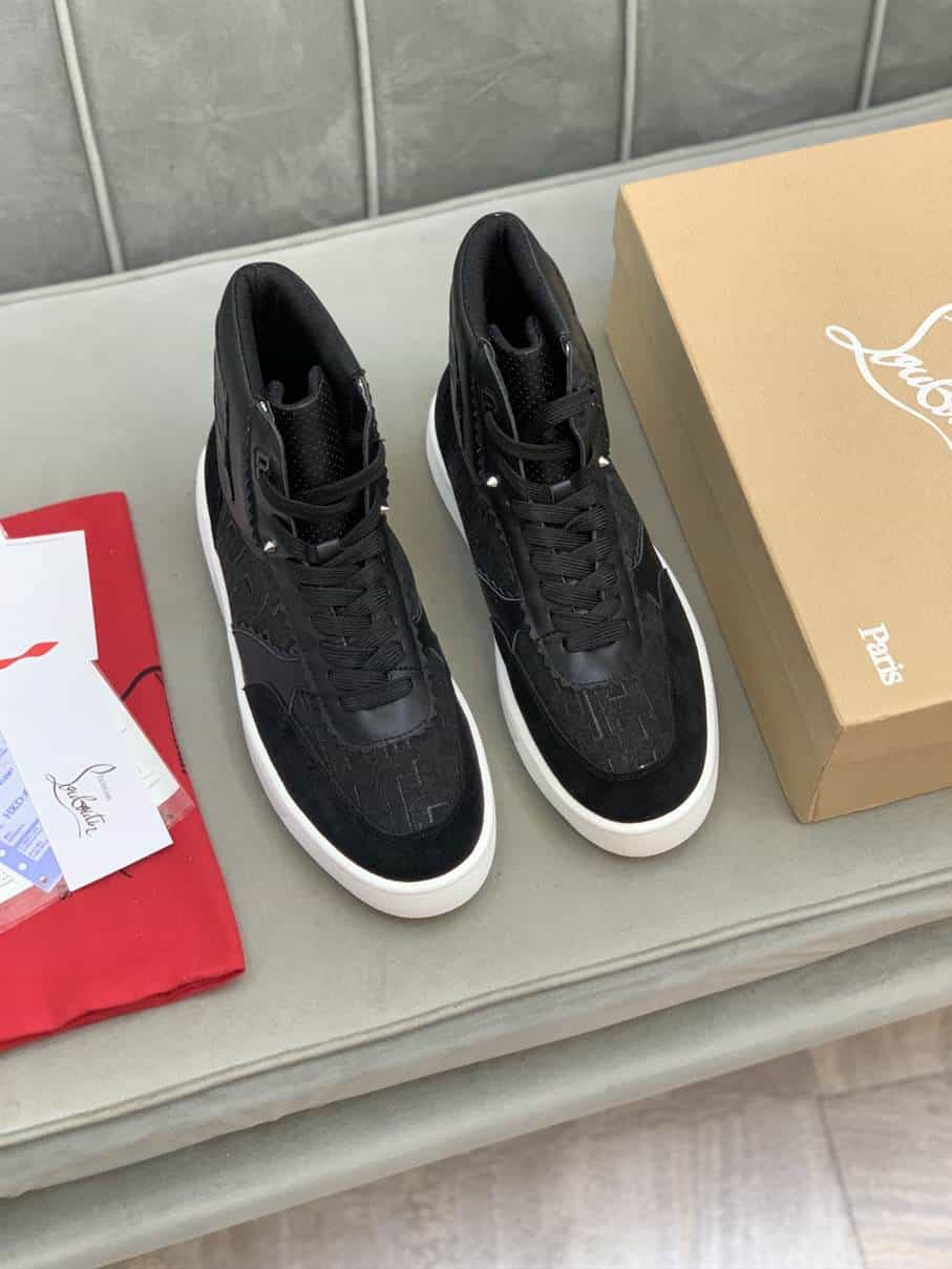 Ch**an louboutin high top sneaker - cl119