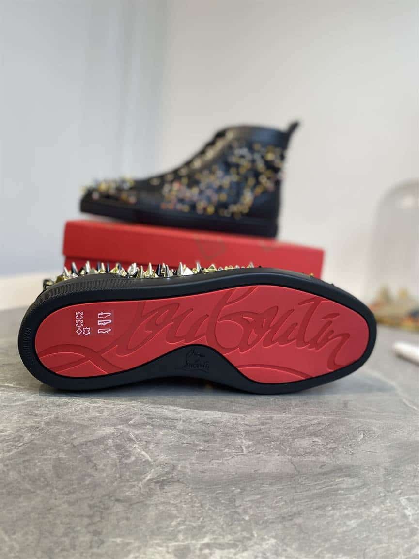 Ch**an louboutin high top sneaker - cl125