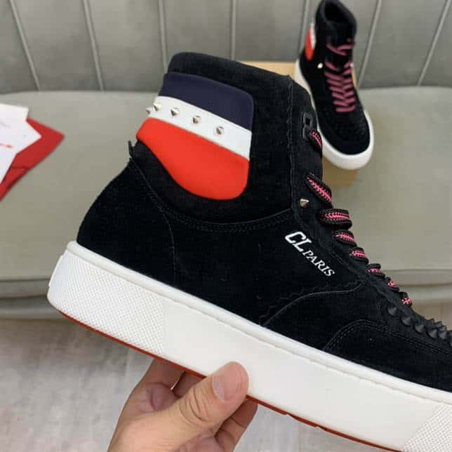 Ch**an louboutin high top sneaker - cl120