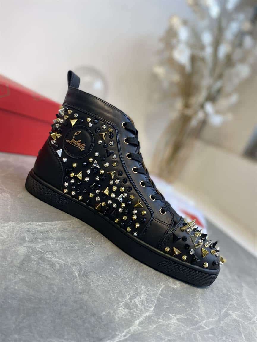 Ch**an louboutin high top sneaker - cl125