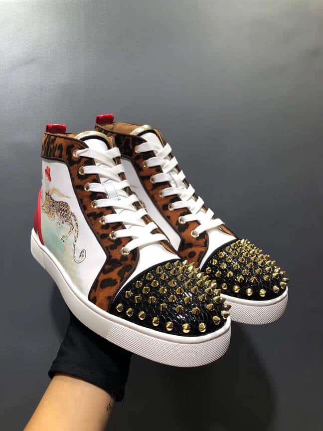 Ch**an louboutin high top sneaker - cl142