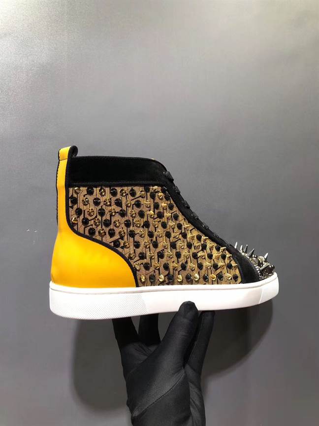 Ch**an louboutin high top sneaker - cl141