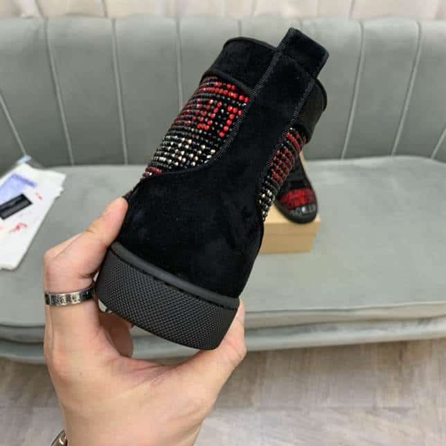 Ch**an louboutin high top sneaker - cl131