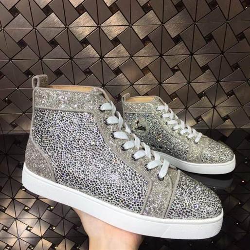 Ch**an louboutin high top sneaker - cl138