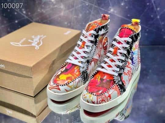 Ch**an louboutin high top sneaker - cl134