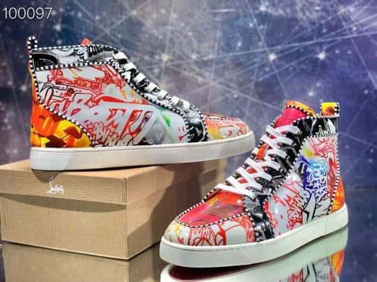 Ch**an louboutin high top sneaker - cl134