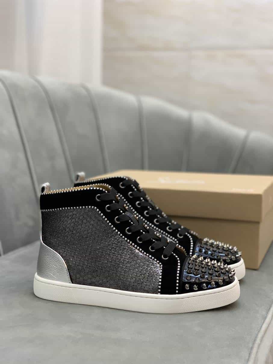 Ch**an louboutin high top sneaker - cl132