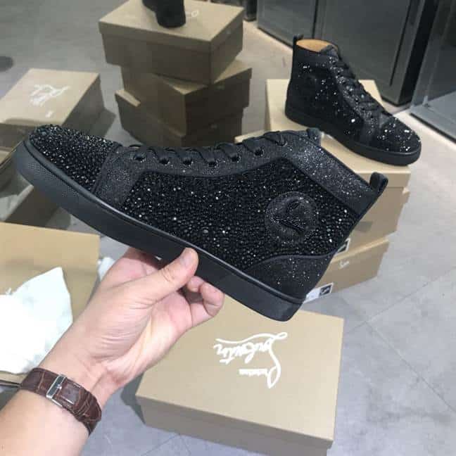 Ch**an louboutin high top sneaker - cl117