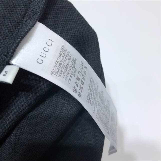 Cotton piquet polo with Interlocking G - GC40