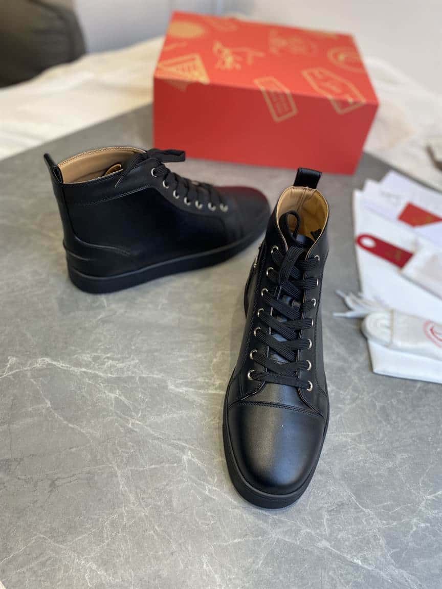 Ch**an louboutin high top sneaker - cl128