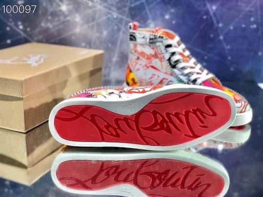 Ch**an louboutin high top sneaker - cl134