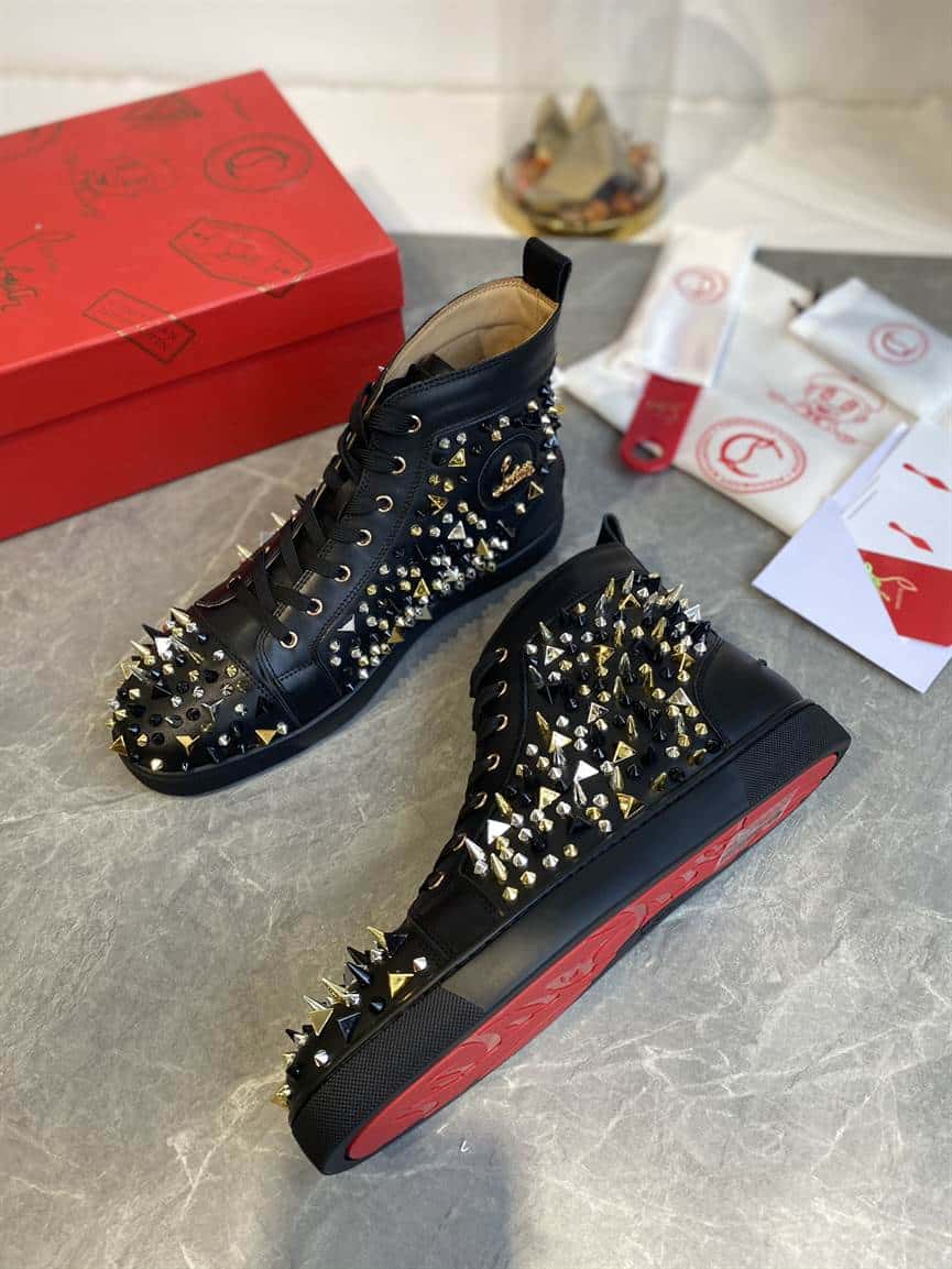 Ch**an louboutin high top sneaker - cl125