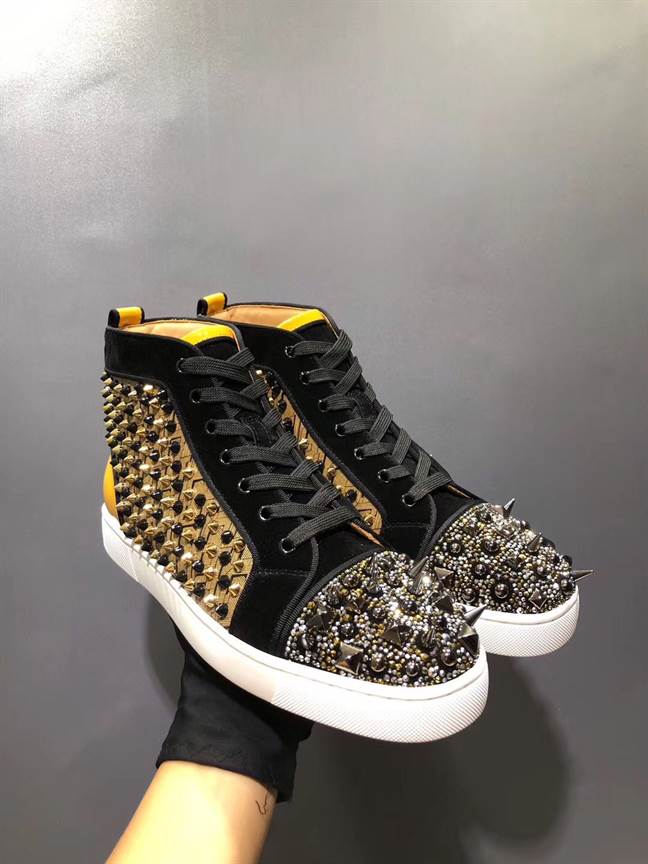 Ch**an louboutin high top sneaker - cl141