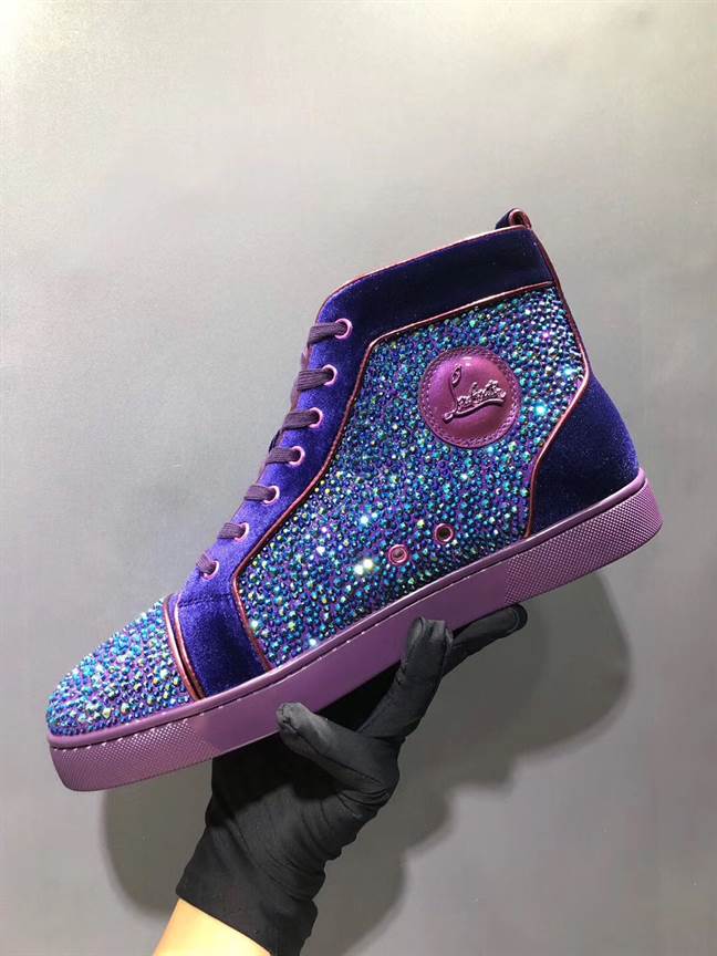 Ch**an louboutin high top sneaker - cl140