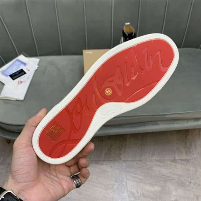 Ch**an louboutin high top sneaker - cl132