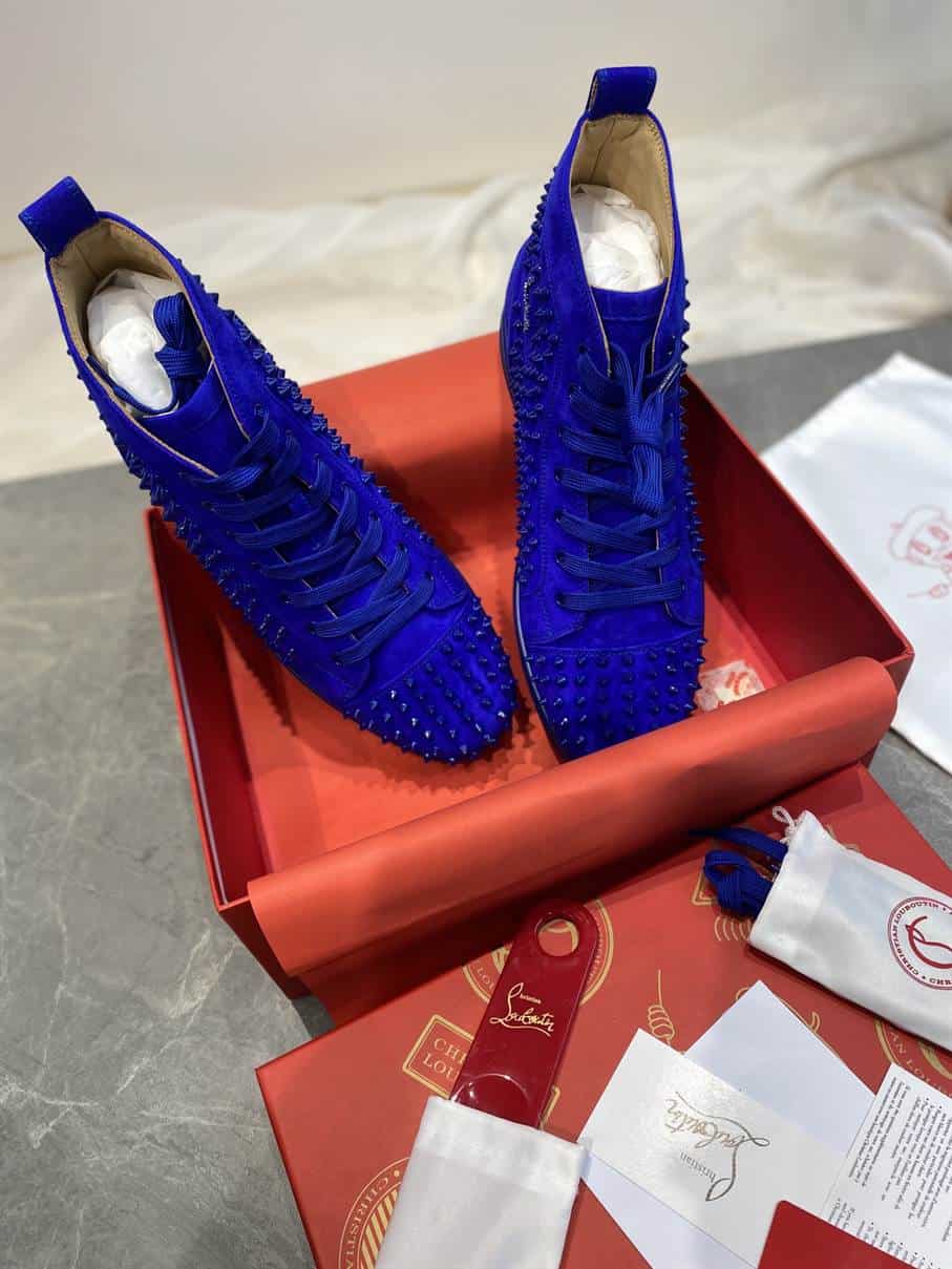 Ch**an louboutin high top sneaker - cl122