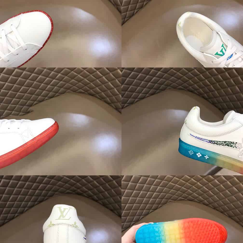 l0*is V*t0n luxembourg samothrace trainers in white - lsvt275