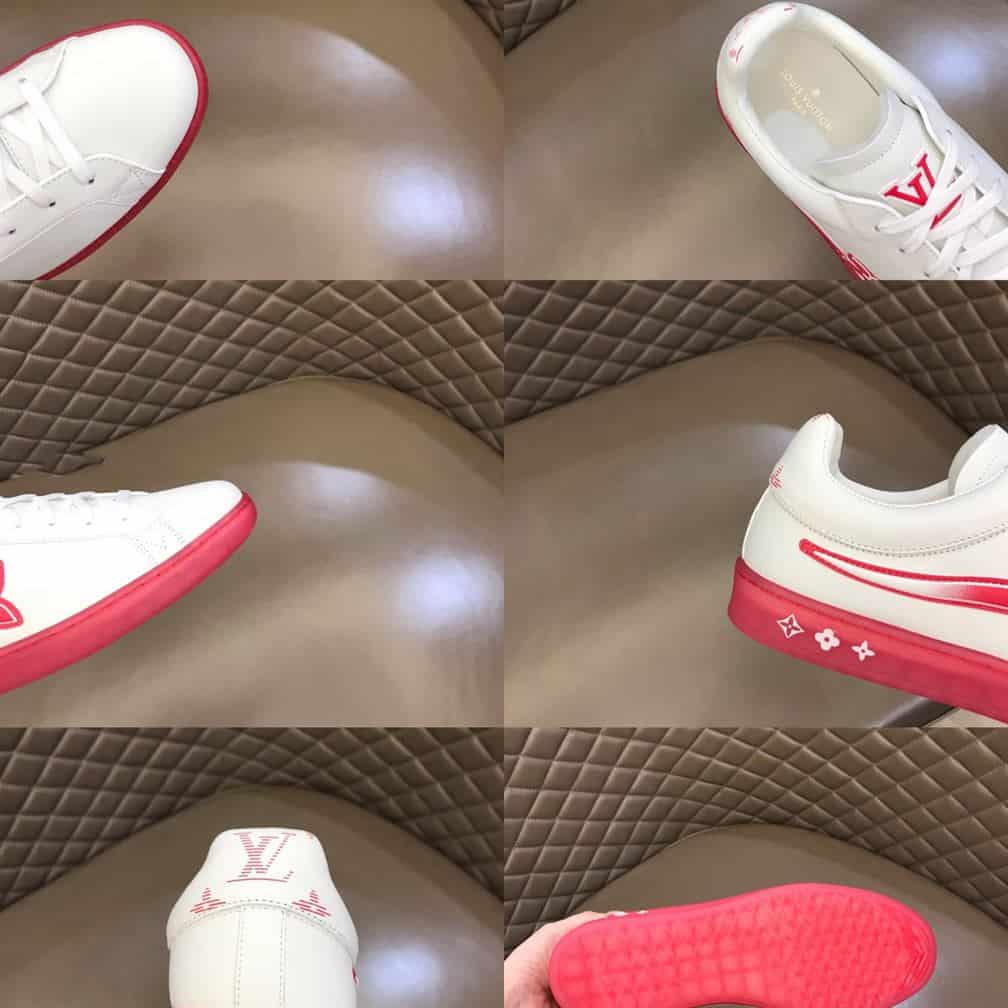 l0*is V*t0n luxembourg samothrace trainers in rouge - lsvt273