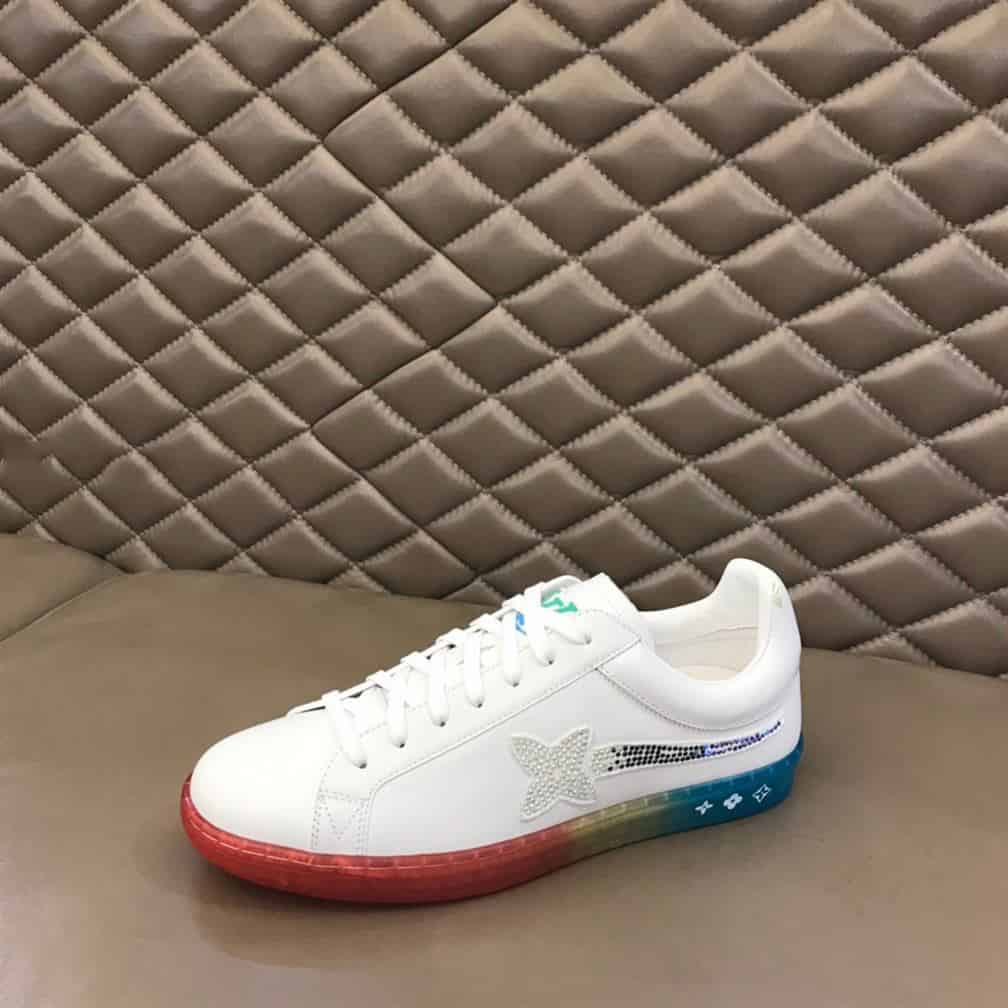 l0*is V*t0n luxembourg samothrace trainers in white - lsvt275