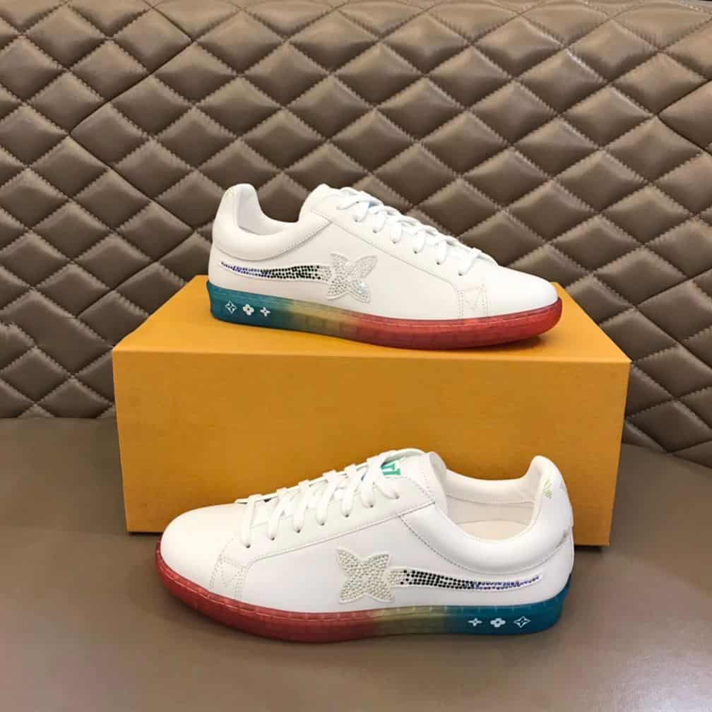 l0*is V*t0n luxembourg samothrace trainers in white - lsvt275