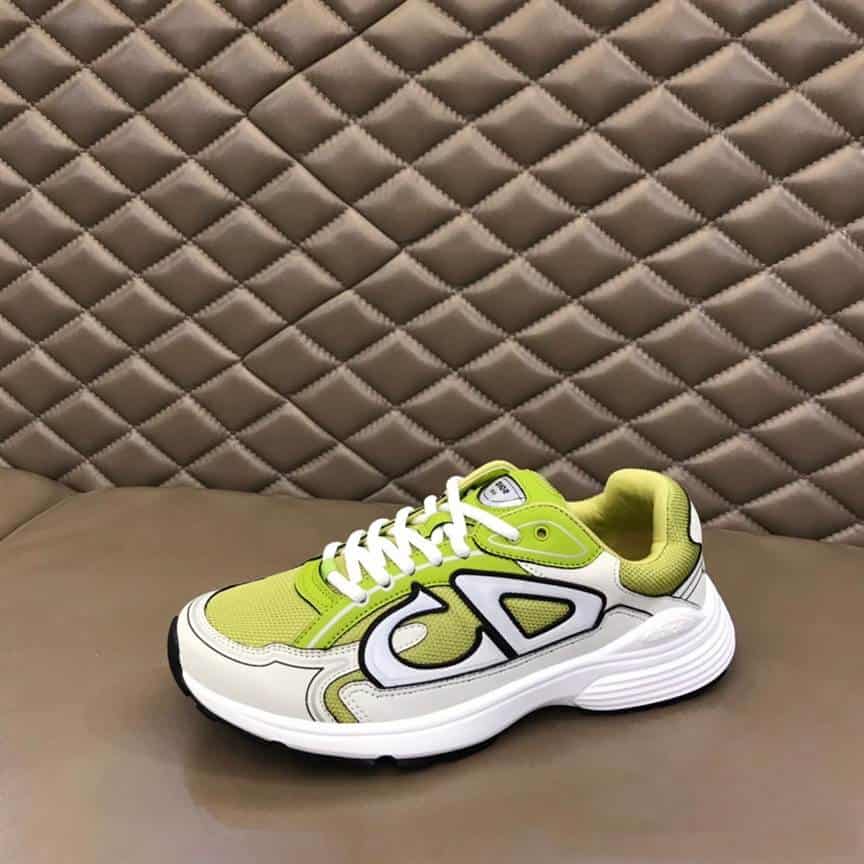 D*or b30 sneaker yellow mesh and white technical fabric - cd87