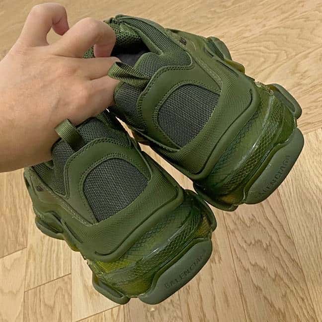 Ba*len*cia*ga men's triple s sneaker clear sole - bb188