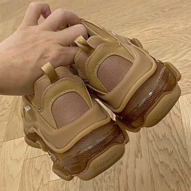 Ba*len*cia*ga men's triple s sneaker clear sole - bb184