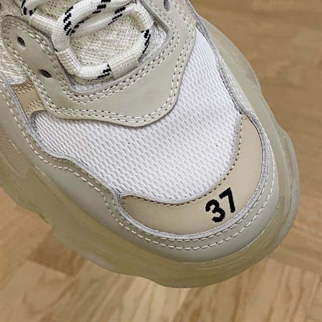 Ba*len*cia*ga men's triple s sneaker clear sole - bb201