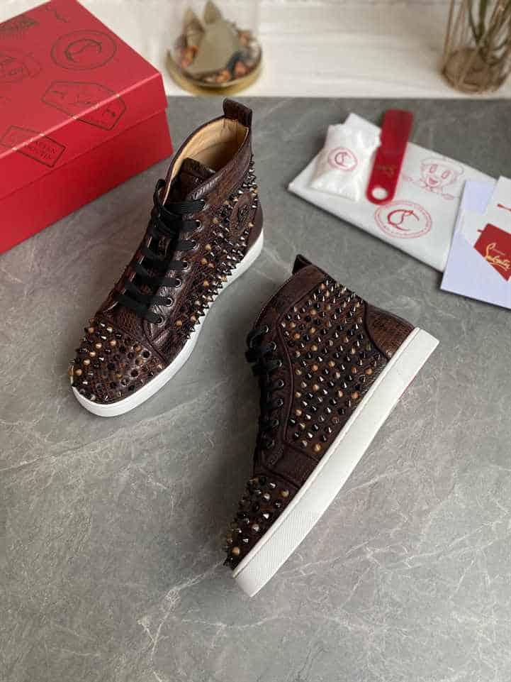 Ch**an louboutin high top sneaker - cl151