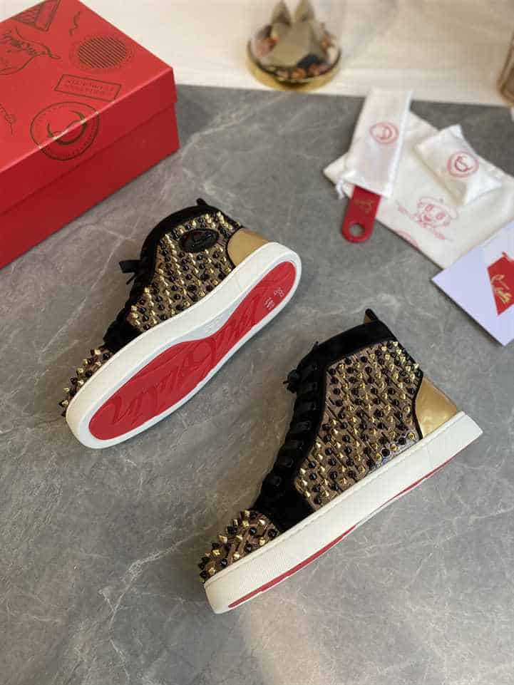 Ch**an louboutin high top sneaker - cl150