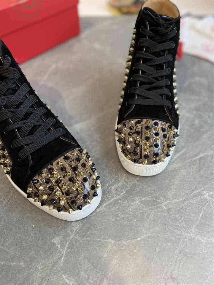 Ch**an louboutin high top sneaker - cl150
