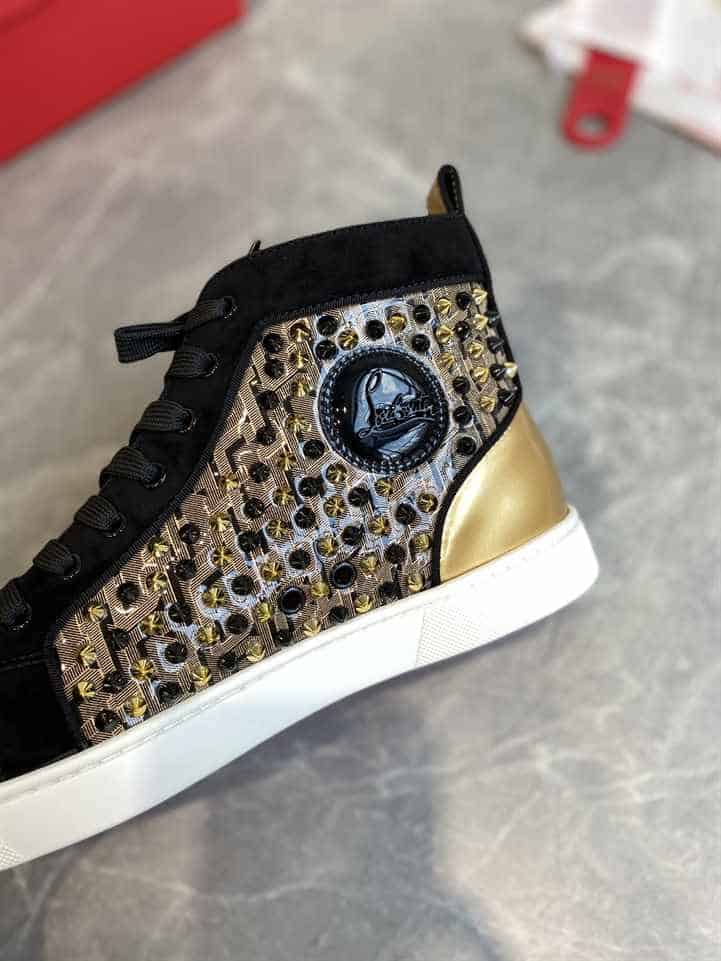 Ch**an louboutin high top sneaker - cl150
