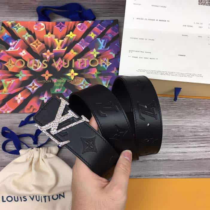 l0*is v*t0n Di*m*nd 40mm reversible belt - b171