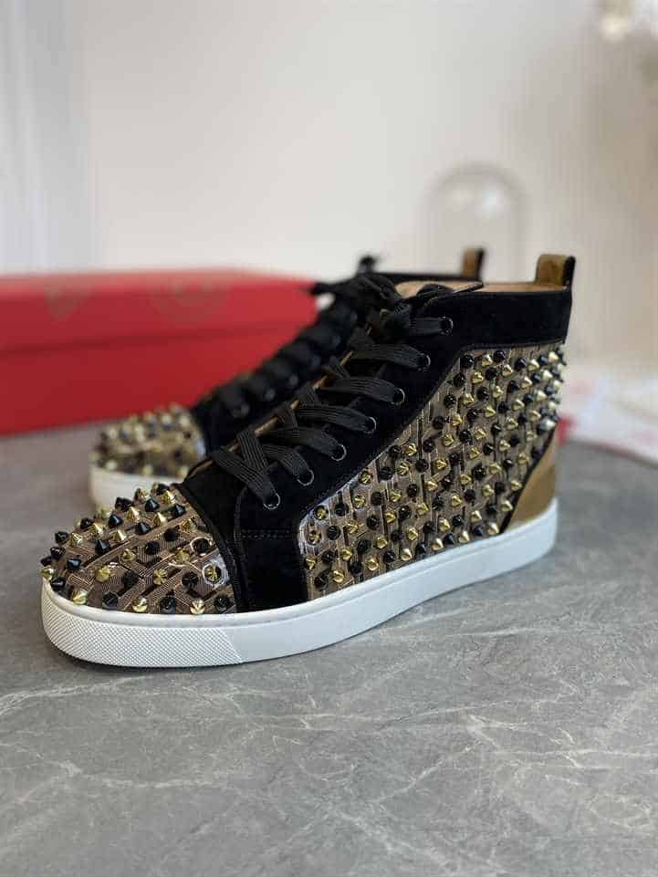 Ch**an louboutin high top sneaker - cl150