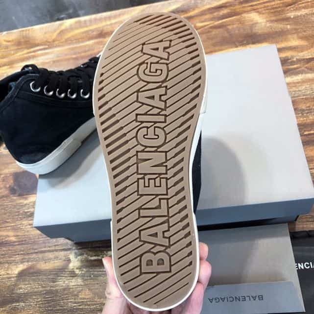 Ba*len*cia*ga men's paris high top trainers in black - bb210