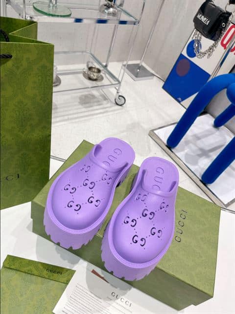 G*u*i wonmen's platform perforated g sandal - sdg015