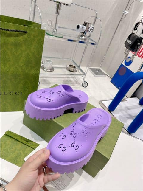 G*u*i wonmen's platform perforated g sandal - sdg015