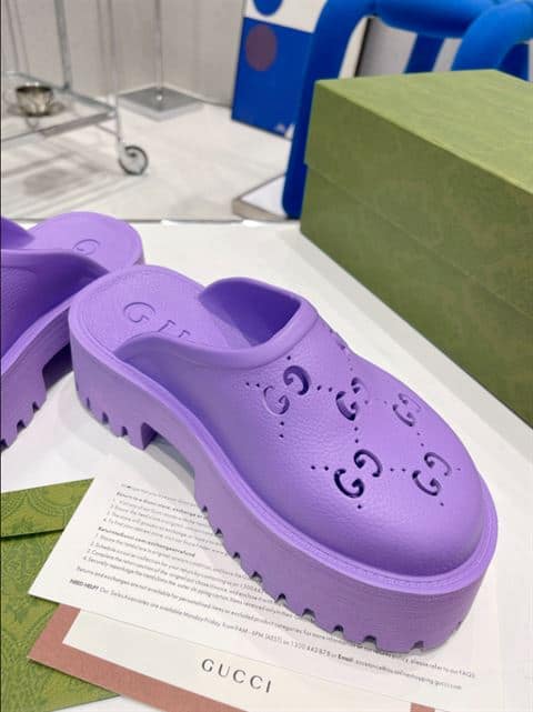 G*u*i wonmen's platform perforated g sandal - sdg015