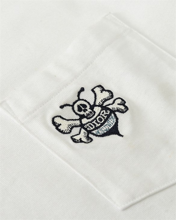 D*or t-shirt with bee embroidery - do15