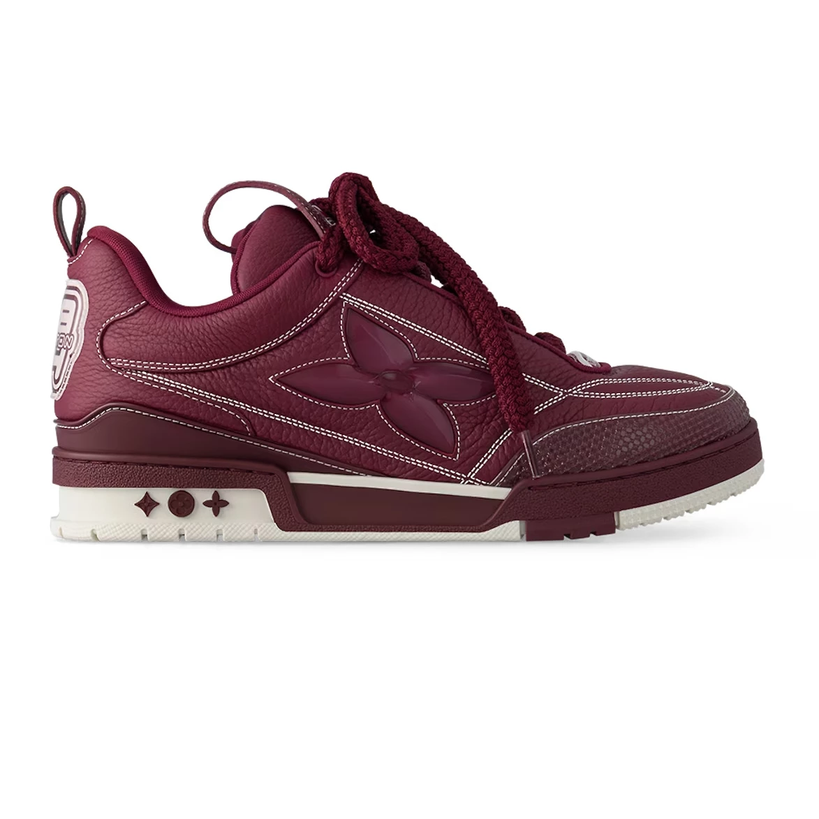 l0*is V*t0n skate sneakers in bordeaux red - lsvt326
