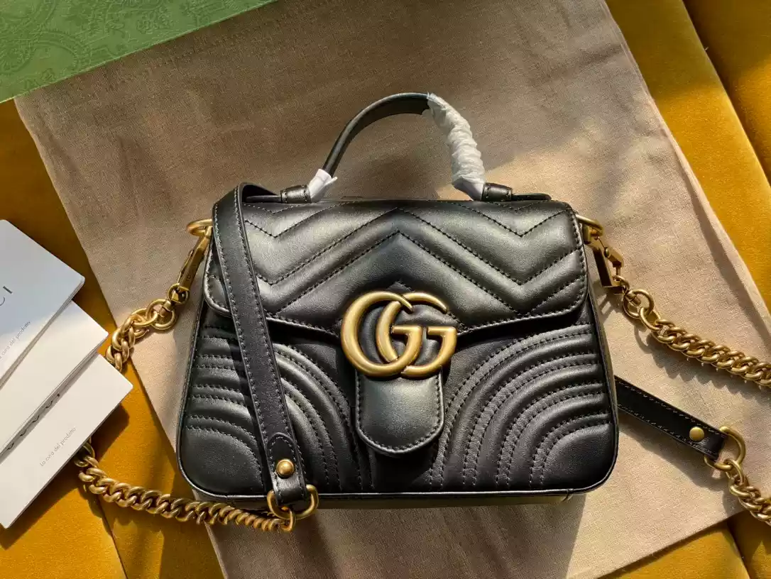 GG MARMONT MINI TOP HANDLE BAG - GBC092