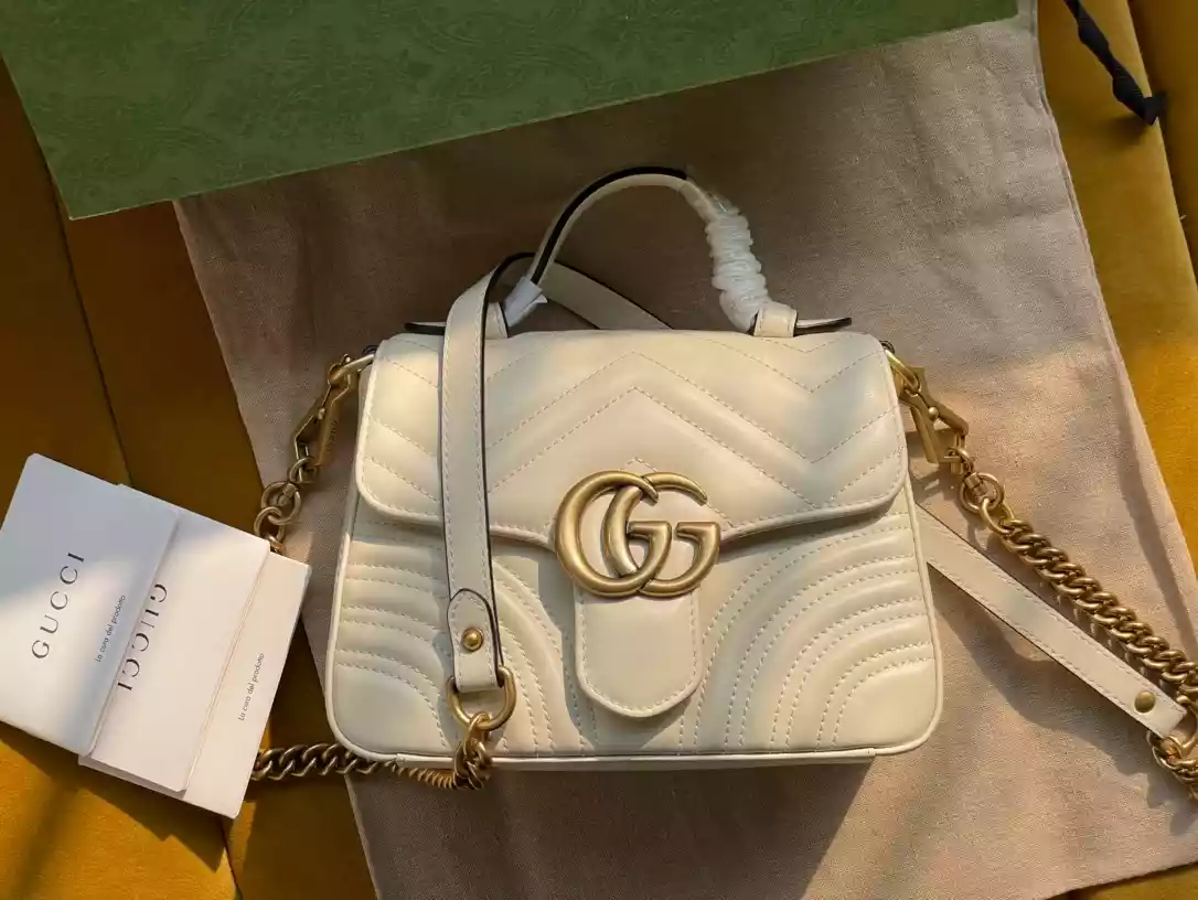 GG MARMONT MINI TOP HANDLE BAG - GBC093