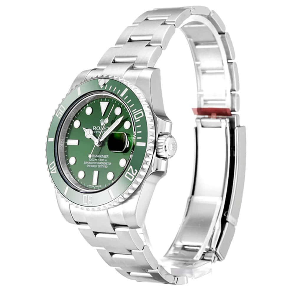 R*l*x submariner 116610lv 40mm green dial