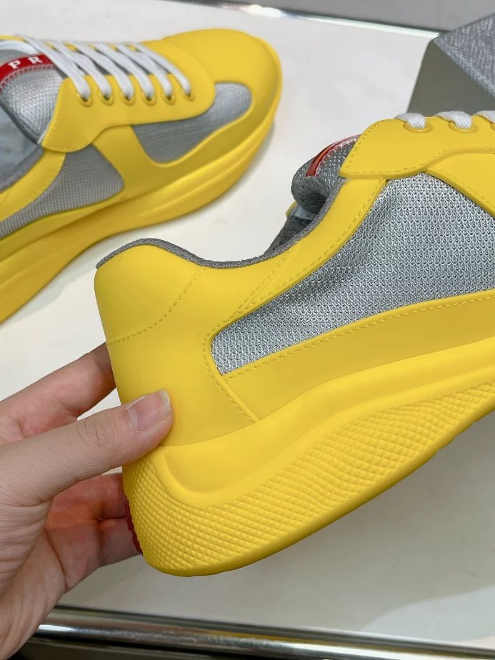 Pra*a america's cup soft rubber and bike fabric sneakers - prd003