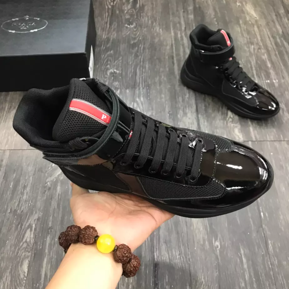 Pra*a america's cup high-top sneakers