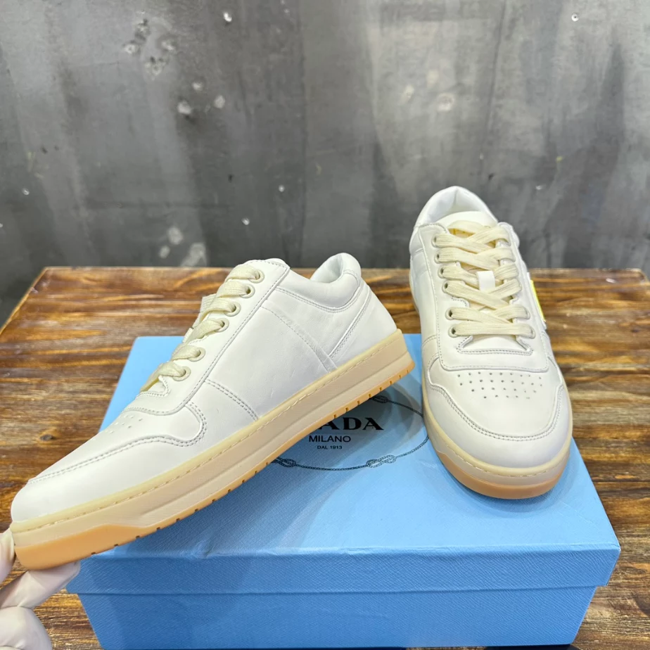 Pra*a downtown nappa leather sneakers - prd030