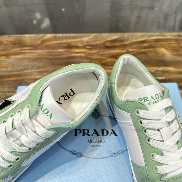 Pra*a downtown leather sneakers - prd088