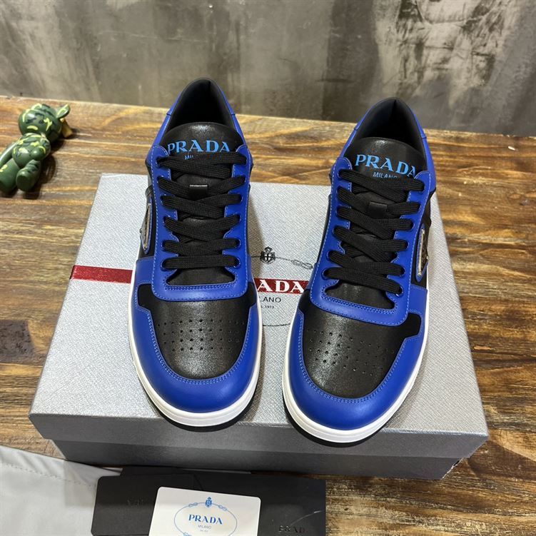Pra*a downtown leather sneakers blue - prd094