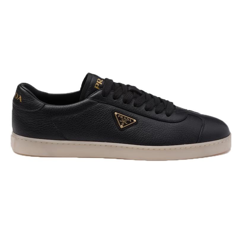 Pra*a suede sneakers alabaster black - prd082