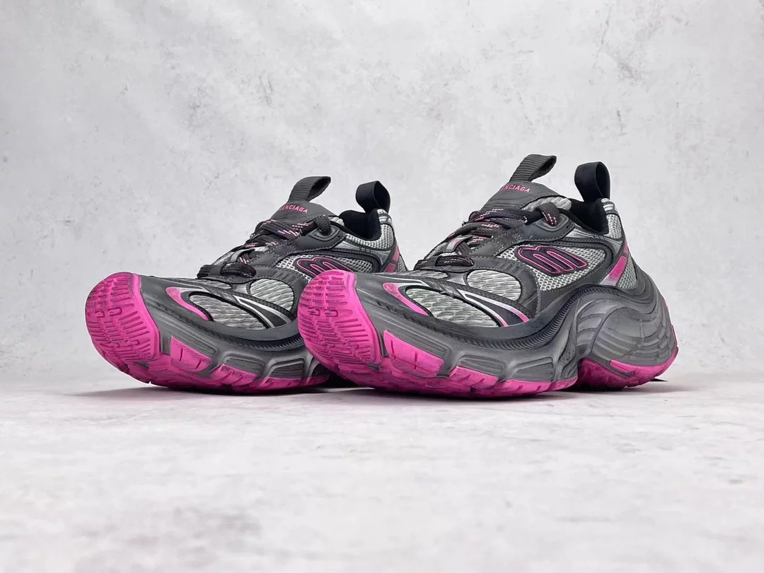 Ba*len*cia*ga women's 10xl sneaker in grey/pink/black - bb275